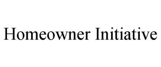 HOMEOWNER INITIATIVE Trademark Image