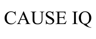 CAUSE IQ Trademark Image