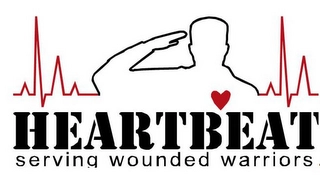 HEARTBEAT SERVING WOUNDED WARRIORS Trademark Image