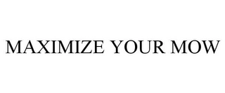 MAXIMIZE YOUR MOW Trademark Image