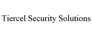 TIERCEL SECURITY SOLUTIONS Trademark Image