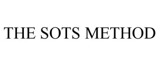 THE SOTS METHOD Trademark Image