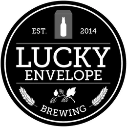LUCKY ENVELOPE BREWING EST 2014 Trademark Image