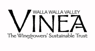 WALLA WALLA VALLEY VINEA THE WINEGROWERS' SUSTAINABLE TRUST Trademark Image