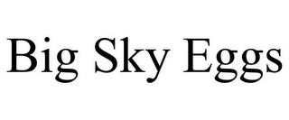 BIG SKY EGGS Trademark Image