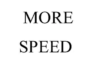 MORE SPEED Trademark Image