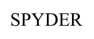 SPYDER Trademark Image