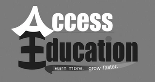 ACCESS EDUCATION LEARN MORE. GROW FASTER. Trademark Image
