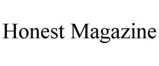 HONEST MAGAZINE Trademark Image