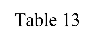 TABLE 13 Trademark Image