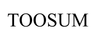 TOOSUM Trademark Image