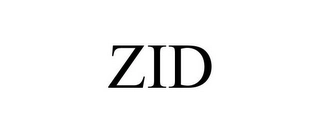 ZID Trademark Image