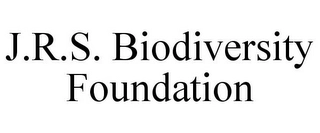 J.R.S. BIODIVERSITY FOUNDATION Trademark Image
