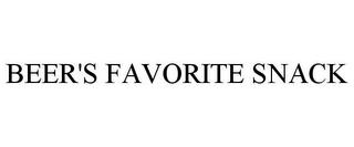 BEER'S FAVORITE SNACK Trademark Image