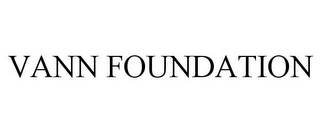 VANN FOUNDATION Trademark Image