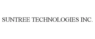 SUNTREE TECHNOLOGIES INC. Trademark Image