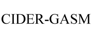 CIDER-GASM Trademark Image