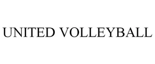 UNITED VOLLEYBALL Trademark Image