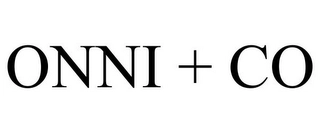 ONNI + CO Trademark Image
