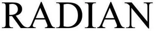 RADIAN Trademark Image