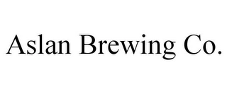ASLAN BREWING CO. Trademark Image