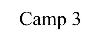 CAMP 3 Trademark Image