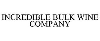INCREDIBLE BULK WINE COMPANY Trademark Image