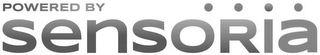 POWERED BY SENSORIA Trademark Image