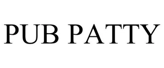 PUB PATTY Trademark Image