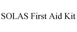 SOLAS FIRST AID KIT Trademark Image