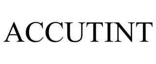 ACCUTINT Trademark Image