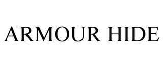 ARMOUR HIDE Trademark Image