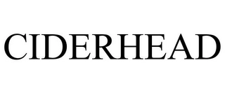 CIDERHEAD Trademark Image