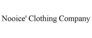 NOOICE' CLOTHING COMPANY Trademark Image