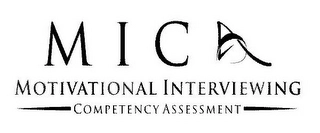 MICA MOTIVATIONAL INTERVIEWING COMPETENCY ASSESSMENT Trademark Image