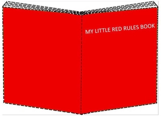 MY LITTLE RED RULES BOOK Trademark Image