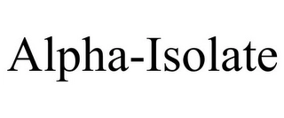 ALPHA-ISOLATE Trademark Image