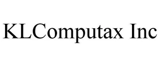 KLCOMPUTAX INC Trademark Image