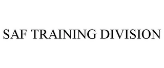 SAF TRAINING DIVISION Trademark Image
