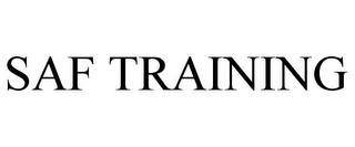 SAF TRAINING Trademark Image