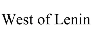 WEST OF LENIN Trademark Image