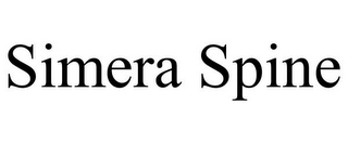 SIMERA SPINE Trademark Image