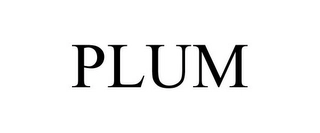 PLUM Trademark Image