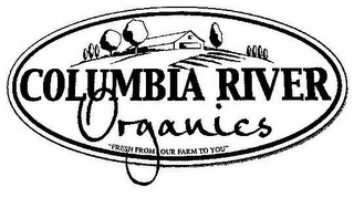 COLUMBIA RIVER ORGANICS "FRESH FROM OURFARM TO YOU" Trademark Image