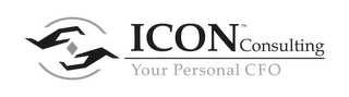 ICON CONSULTING YOUR PERSONAL CFO Trademark Image