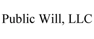 PUBLIC WILL, LLC Trademark Image