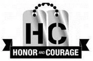 HC HONOR AND COURAGE Trademark Image