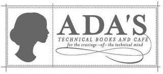 ADA'S TECHNICAL BOOKS AND CAFÉ FOR THE CRAVINGS - OF - THE TECHNICAL MIND Trademark Image