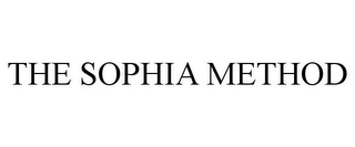THE SOPHIA METHOD Trademark Image