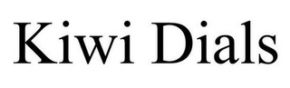 KIWI DIALS Trademark Image